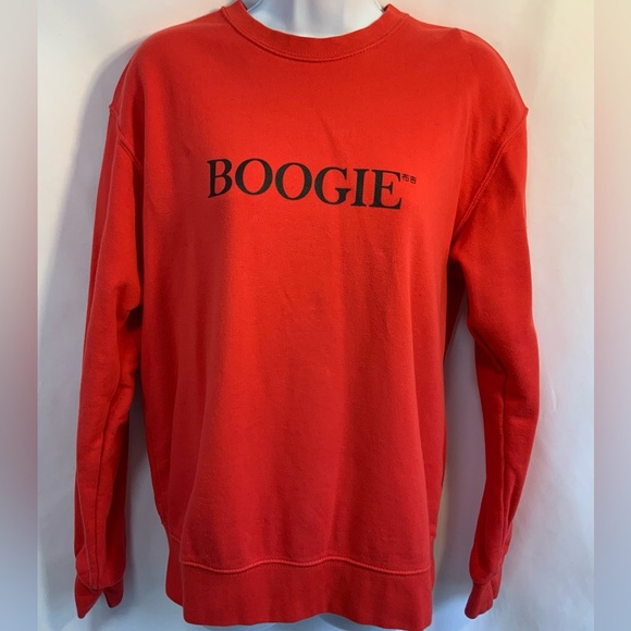 Boogie Women’s Red Sweatshirt - Picture 1 of 4
